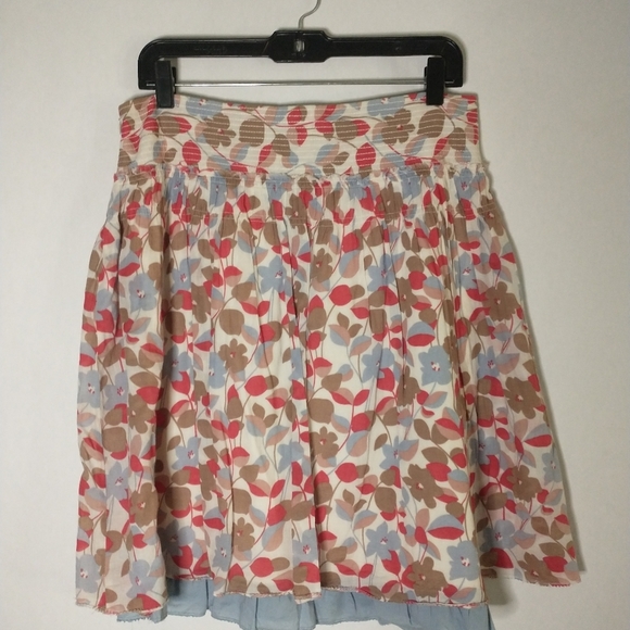 American eagle floral lined skirt size 4 - Picture 7 of 9
